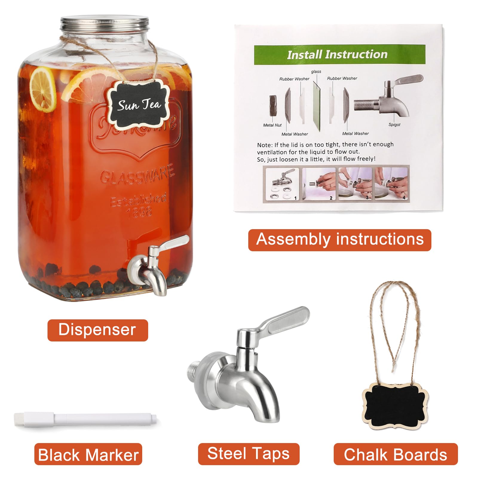 Tapa MiraEase de acero inoxidable, mantiene bebidas frescas y limpias.