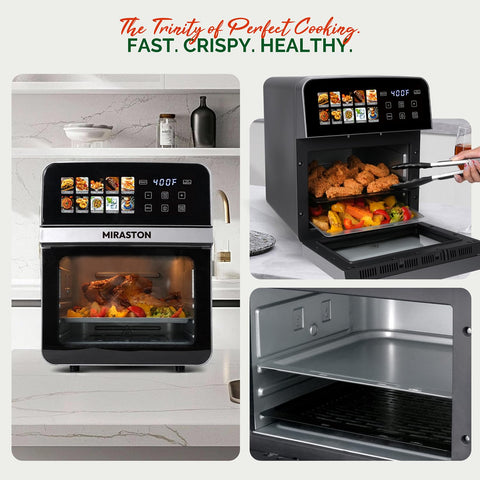 MIRASTON accesorios incluidos y guía de recetas para empezar.