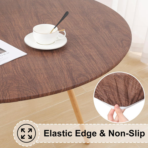 Misaya mantel plástico impermeable con vinilo protege la mesa de derrames y manchas