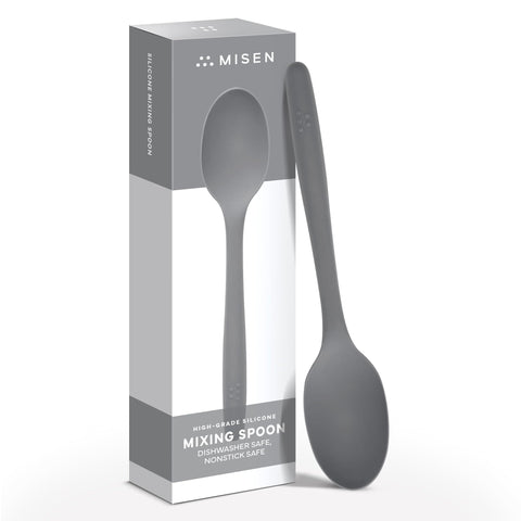 Cuchara mezcladora de silicona Misen para cocinar sin rayar sartenes antiadherentes