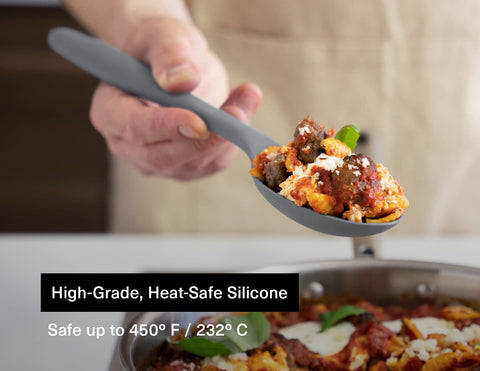 Cuchara de silicona Misen resistente al calor hasta 450°F para saltear