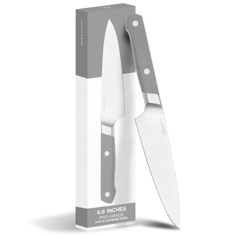 Cuchillo Misen con retención de filo y durabilidad.