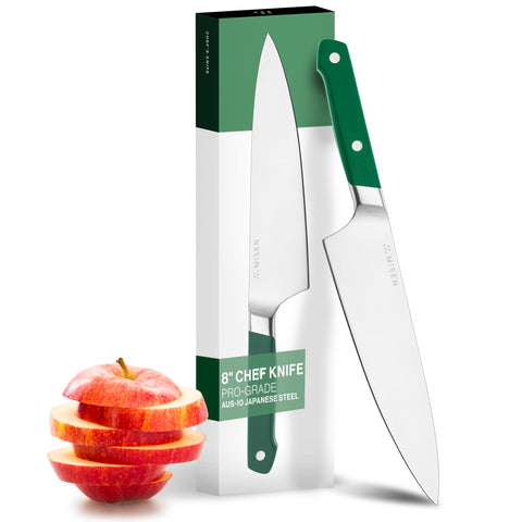 Misen Cuchillo Chef 8 pulgadas con filo afilado para cortes precisos