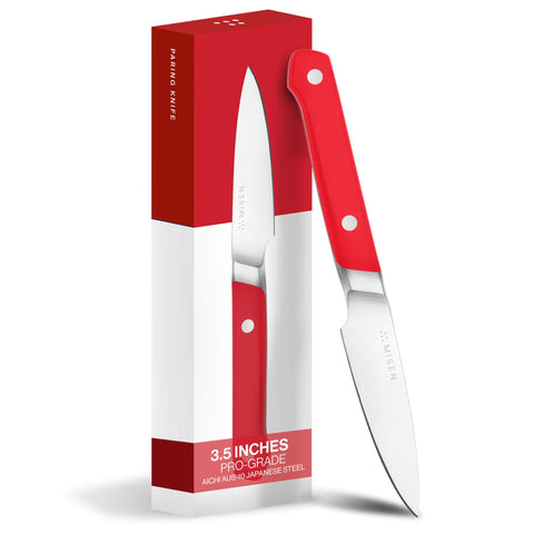 Cuchillo Misen para pelar 3-5 pulgadas, precisión en frutas y verduras.