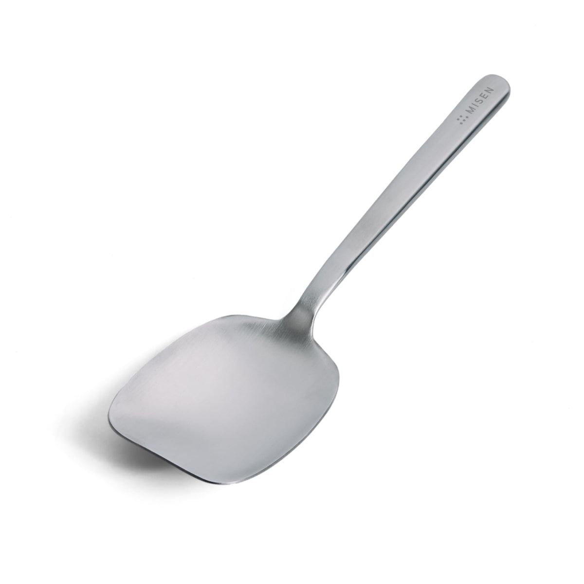 Misen Scraper Chef Spoon con cabeza cuadrada para mezclar y voltear con precisión.