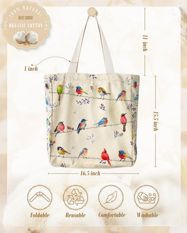 Miss Adola bolso canvas grande, bolsillo interior para objetos pequeños y seguros.