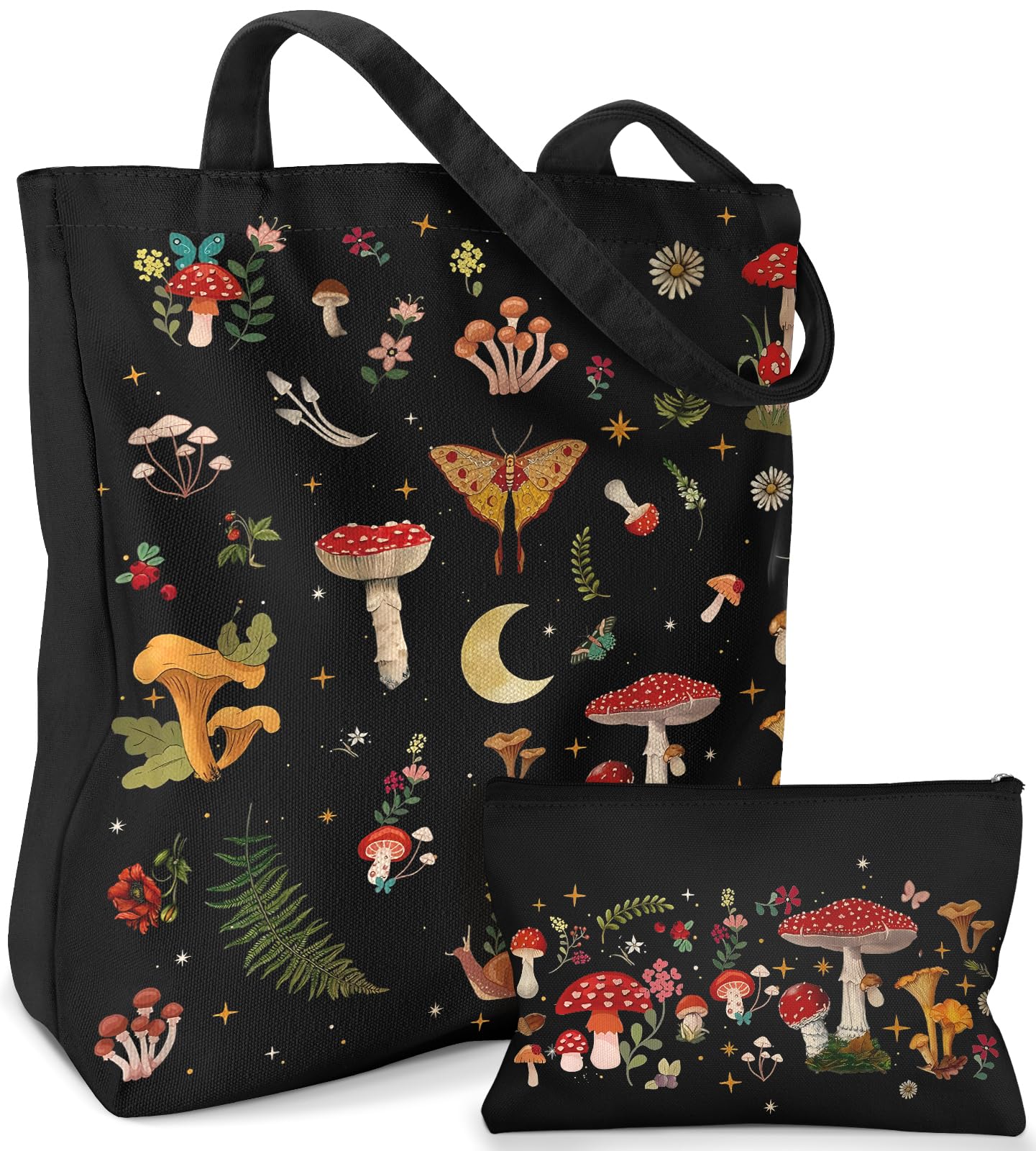 Miss Adola bolsa-tela canvas grande para compras y uso diario.