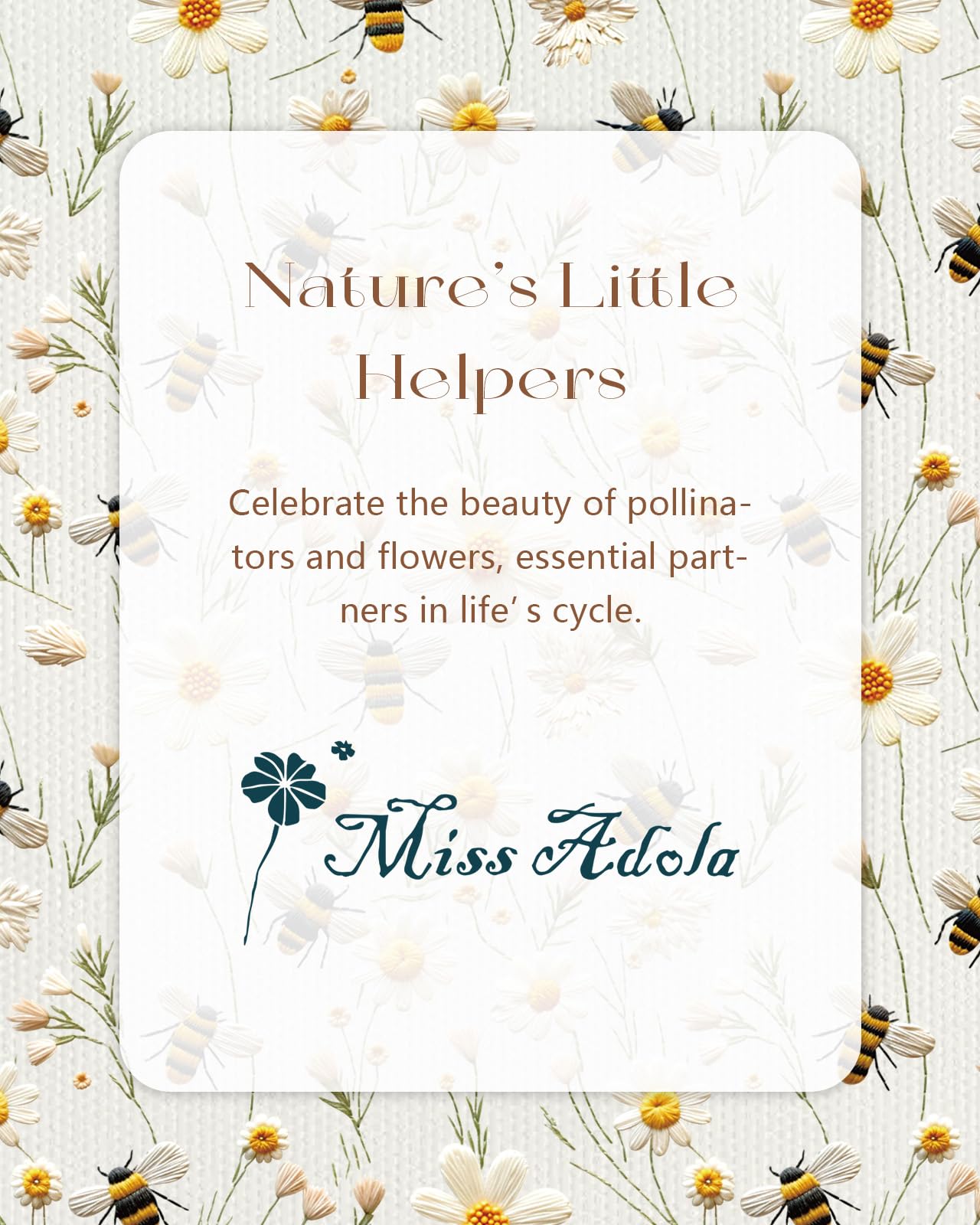 Miss Adola tote canvas interior bolsillo para llaves y teléfono.