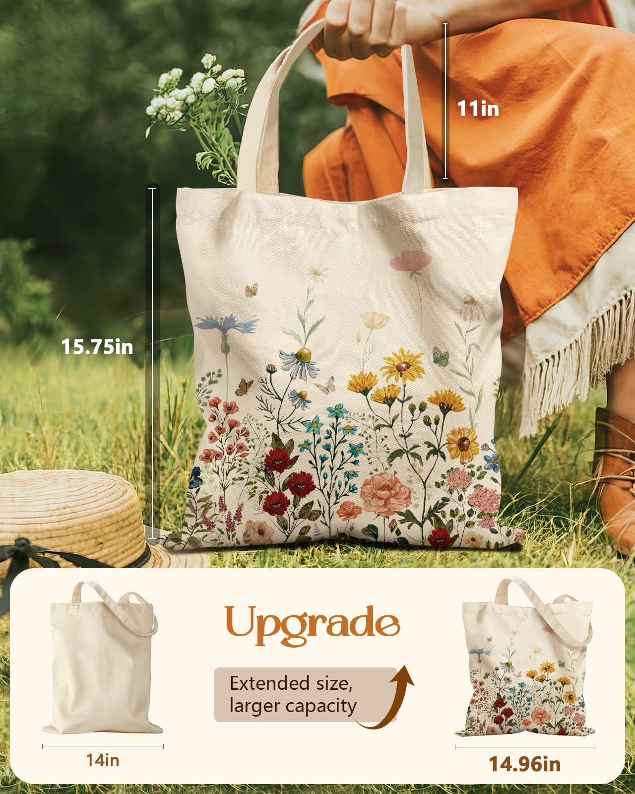 Miss Adola bolsa tote de gran capacidad para trabajo o viaje.