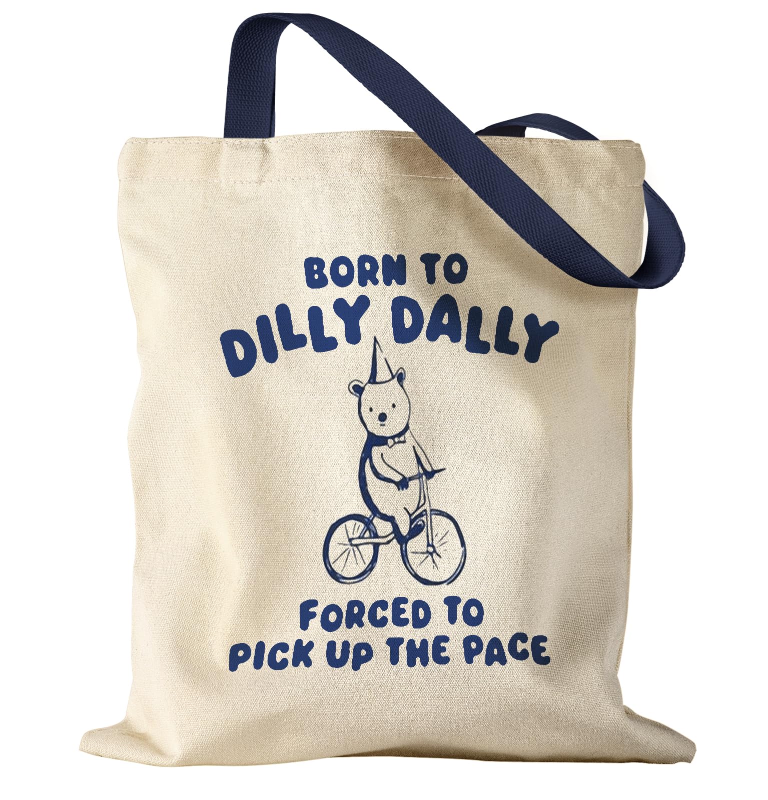 Miss Adola bolsa tote de lona con diseno patron, ideal para uso diario