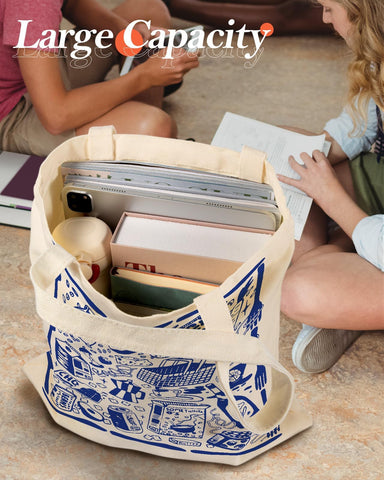 Bolsa Miss Adola de lona para vacaciones y viaje ligero.