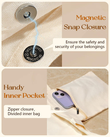 Miss Adola bolsa de lona para uso multiocasion: gym, biblioteca y paseo