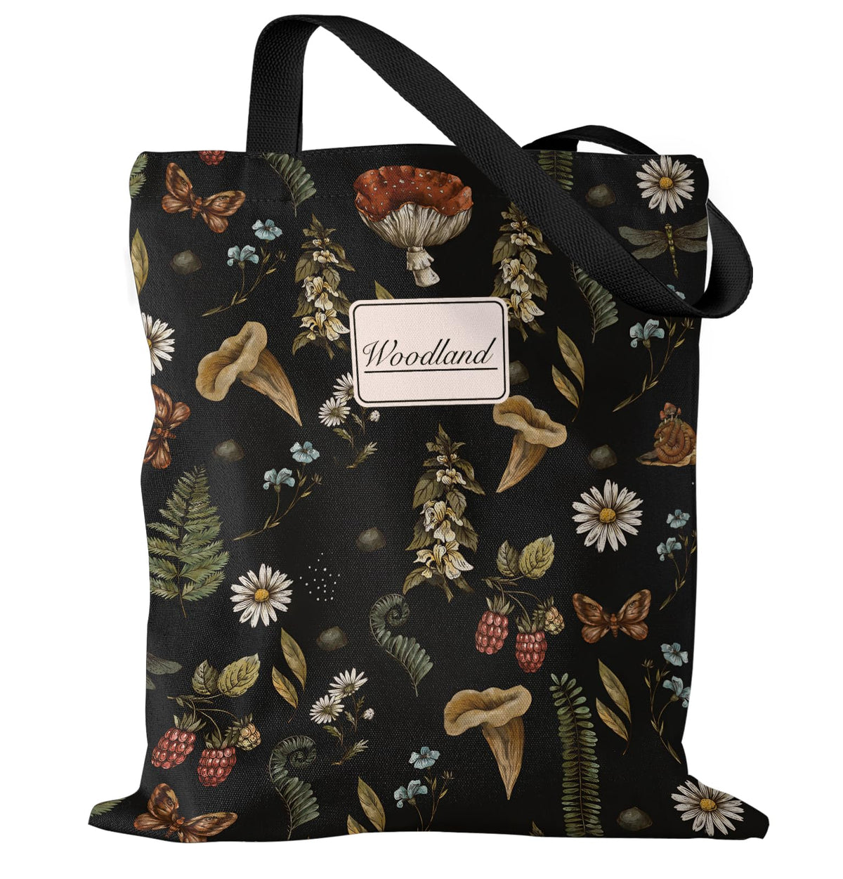 Miss Adola bolso tote canvas estampado floral, perfecto para compras diarias