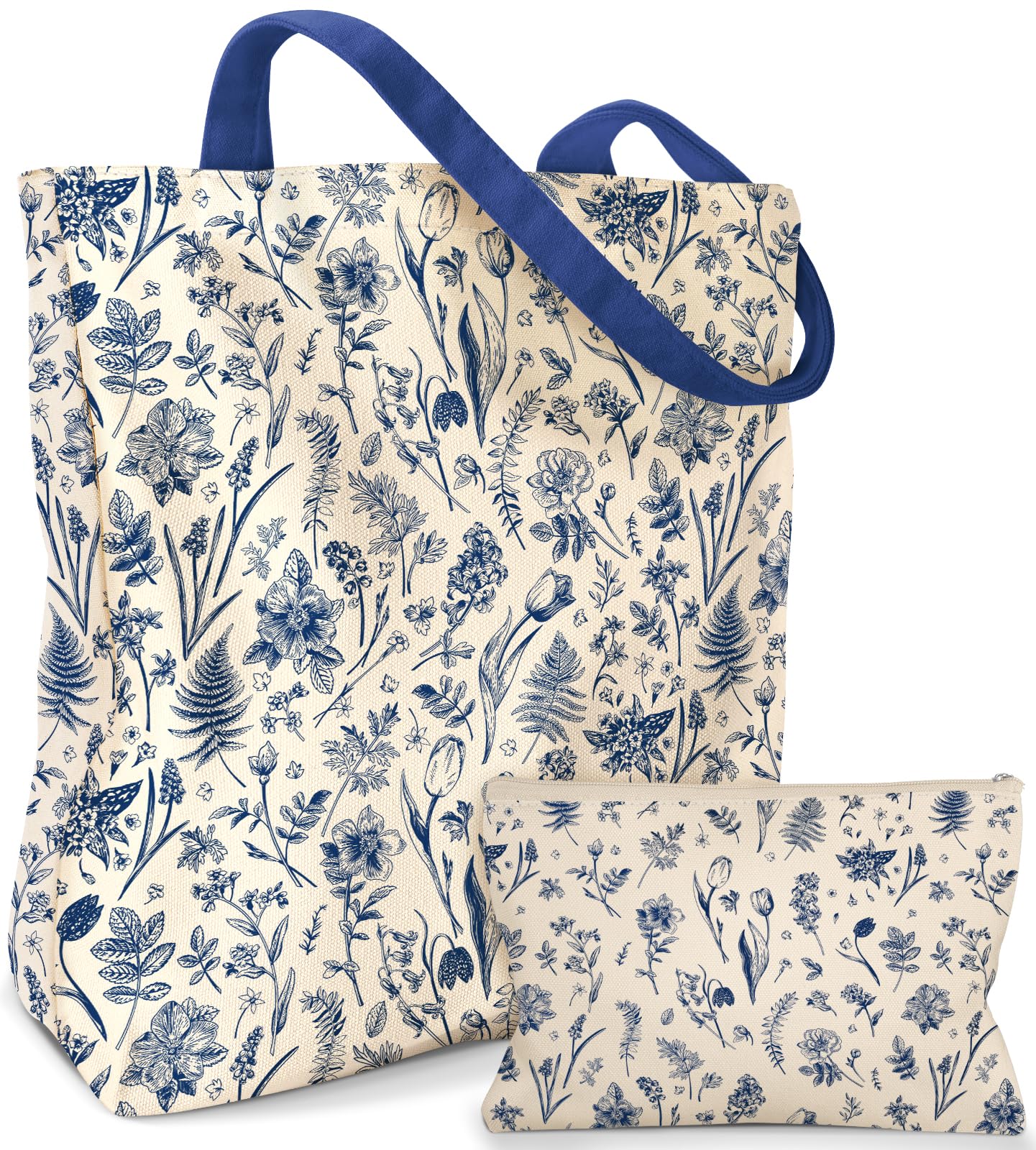 Miss Adola bolso tote lona dos-en-uno, ideal para compras diarias.