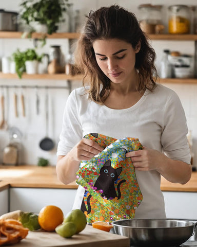 Miss Adola toallas de cocina con diseño suave, ideal para secar y embellecer.