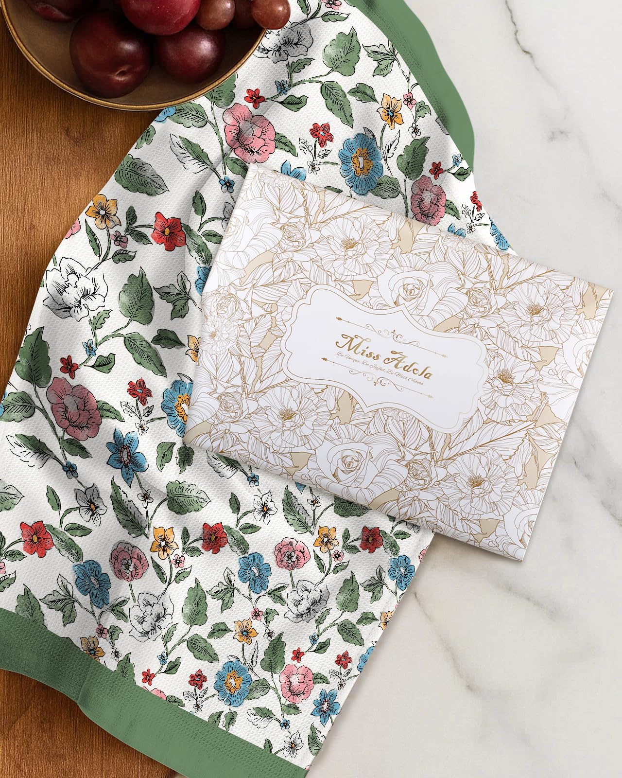 Miss Adola toallas cocina con empaque premium, regalo ideal para inauguraciones