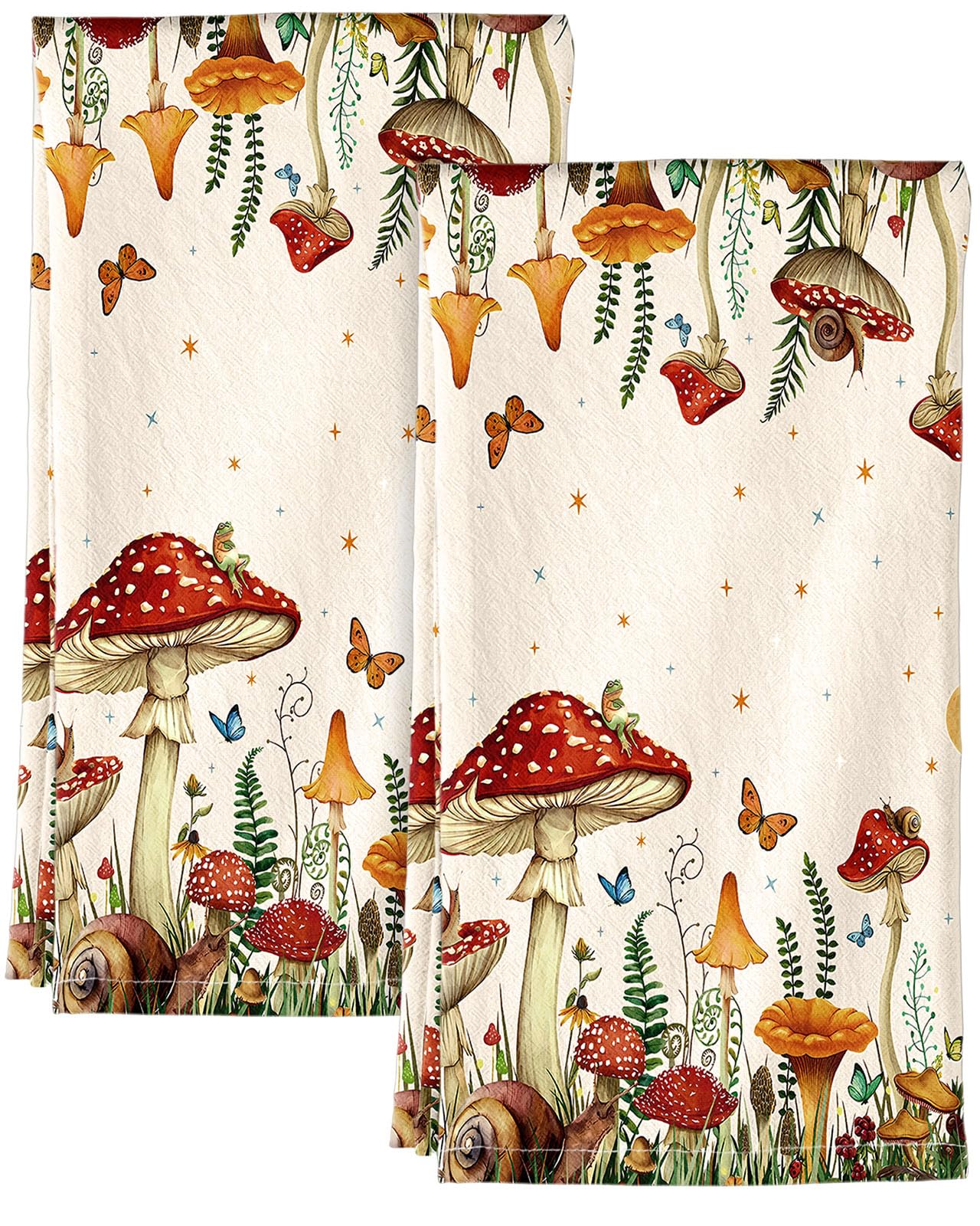 Toallas Miss Adola con diseño de primavera, absorbentes y secado rápido para cocina.