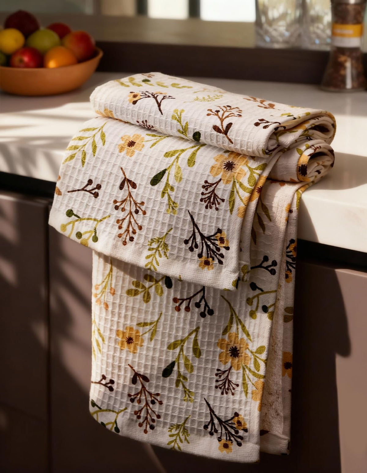 Miss Adola: toallas de cocina, tejido enrejado, 16x25, absorbentes para secar platos.