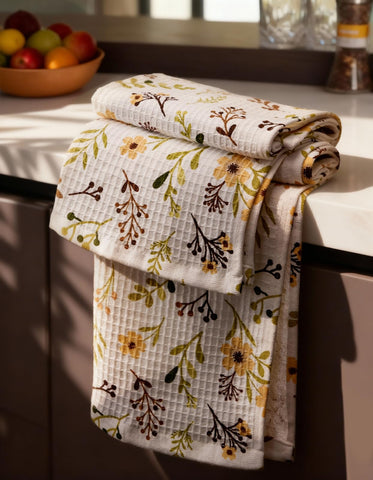 Miss Adola: toallas de cocina, tejido enrejado, 16x25, absorbentes para secar platos.