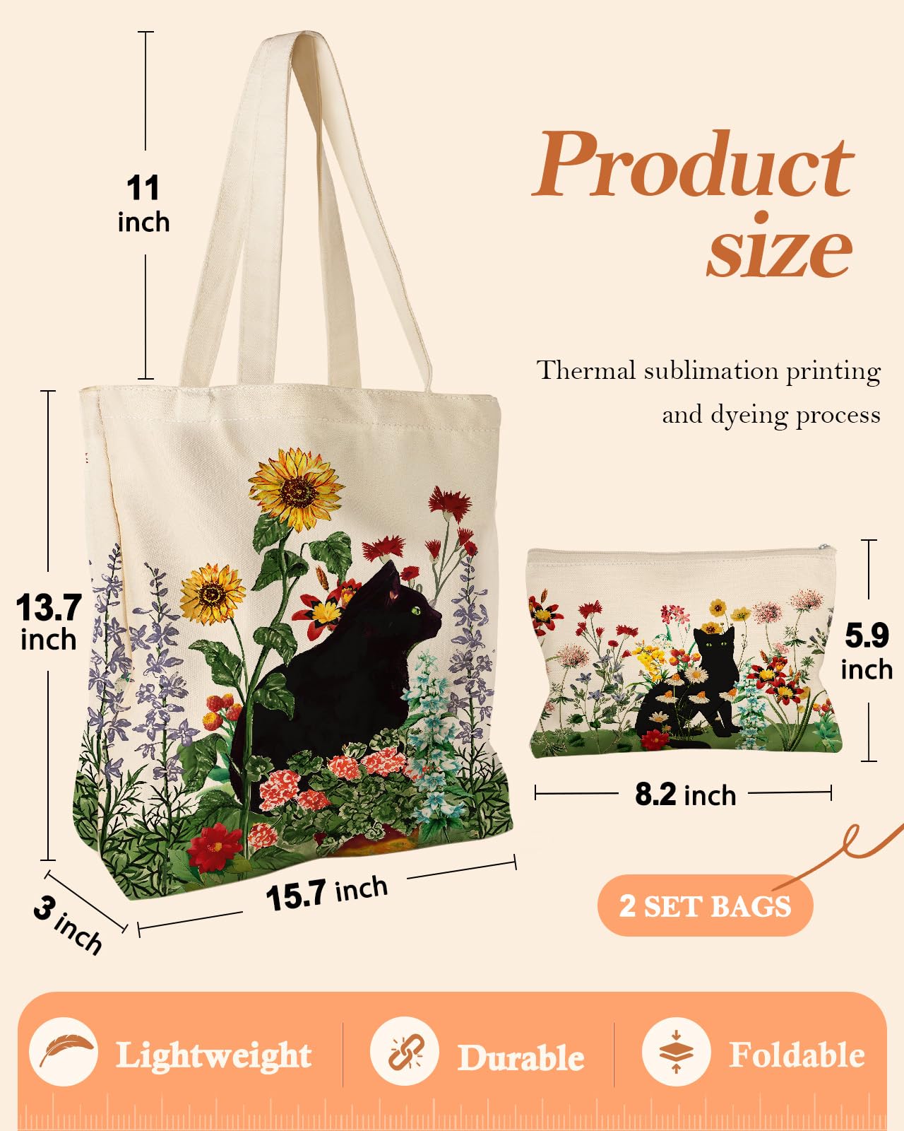 Miss Adola tote canvas detalle material, tela duradera y suave.