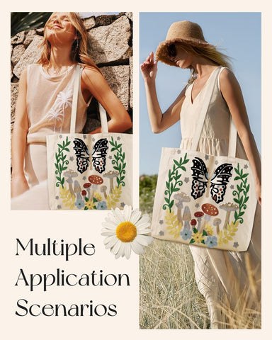 Miss Adola tote de gran capacidad para libros y compras