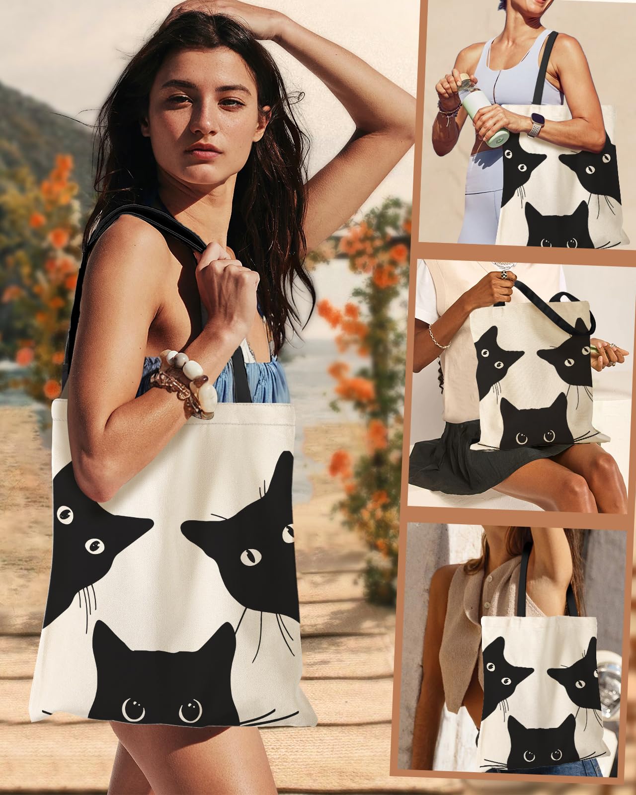 Miss Adola tote para compras, gym y viajes