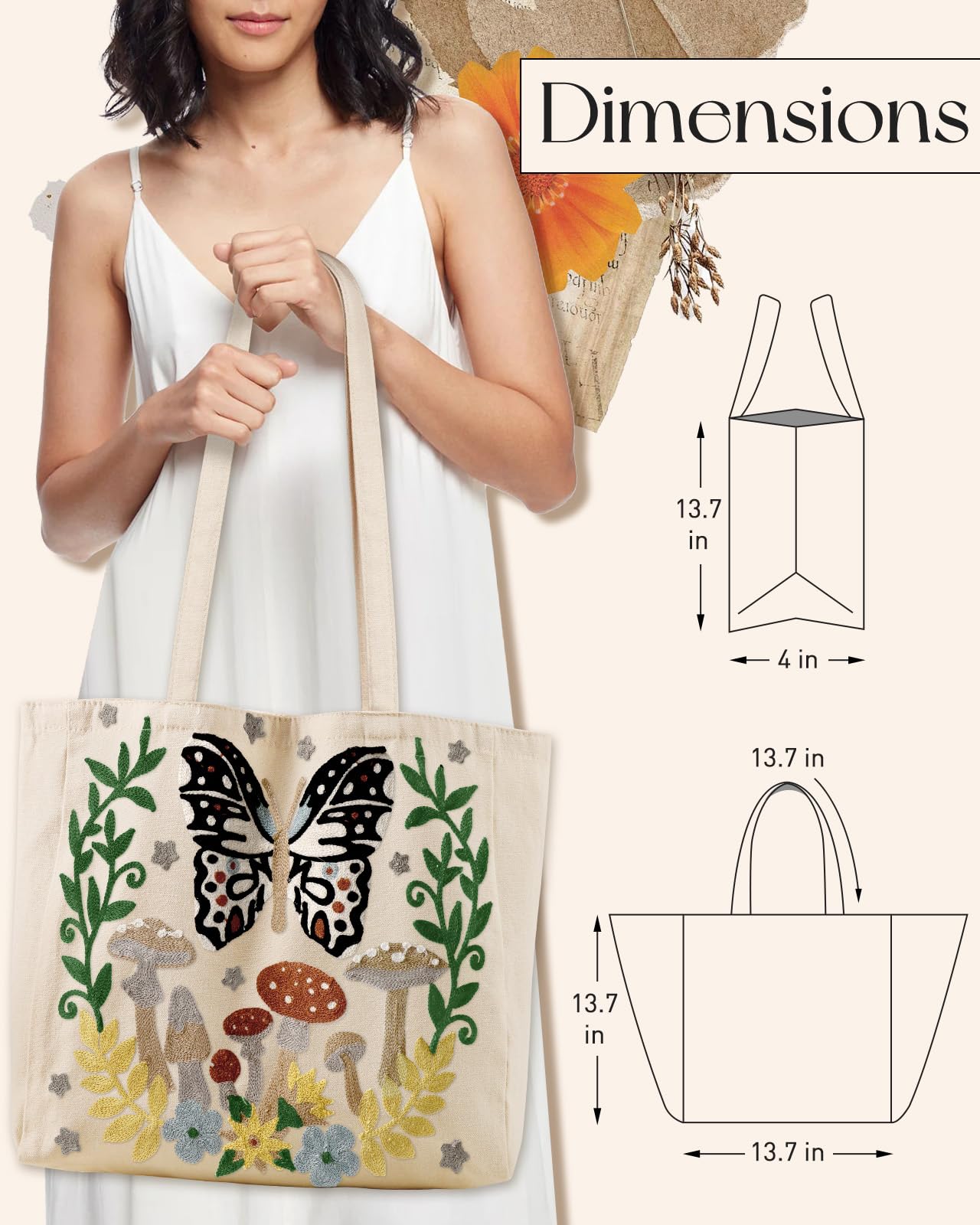 Miss Adola tote estilo multi-ocasión para viaje, trabajo o compras