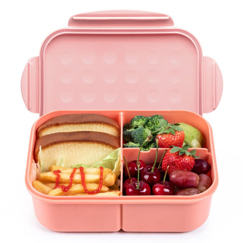 Miss Big Bento Box rosa con cierre hermético para evitar derrames diarios