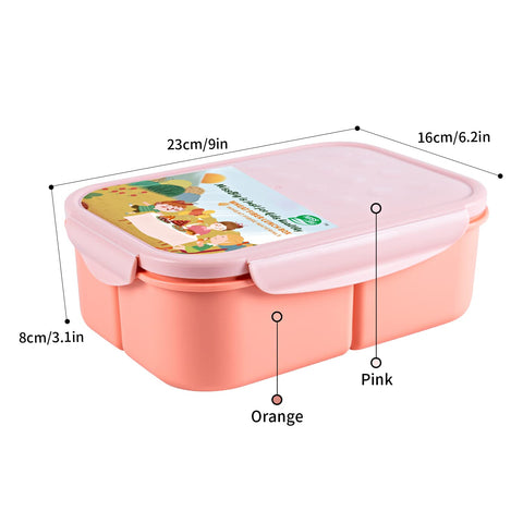 Miss Big Bento Box portátil para oficina, picnic o clase, ligero y práctico