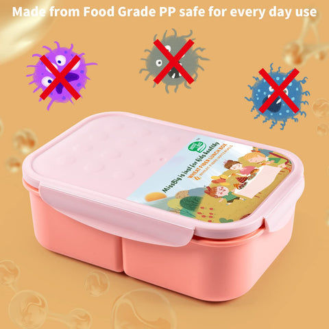 Miss Big Bento Box sin BPA, material seguro para uso diario
