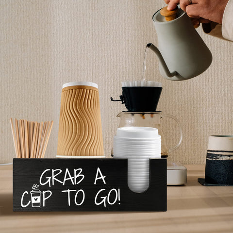 Mistod organizador para cocina y oficina, mejora el acceso a suministros de cafe