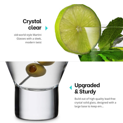 Copas MITBAK 8 onzas, ideales para margaritas y cocteles variados.