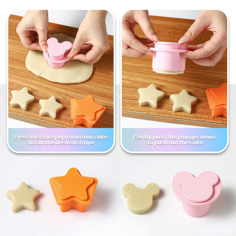 MITCHENIFY Molde paleta estrella, decoraciones dulces para eventos.
