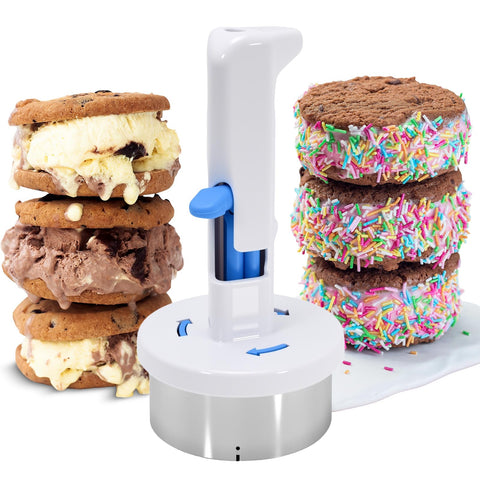 MiToBeLe molde-sandwich-helado ofrece porciones uniformes para sándwiches perfectos.