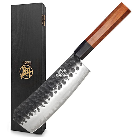 Cuchillo deshuesar Mitsumoto Sakari 7 pulgadas con filo preciso para cortes limpios.
