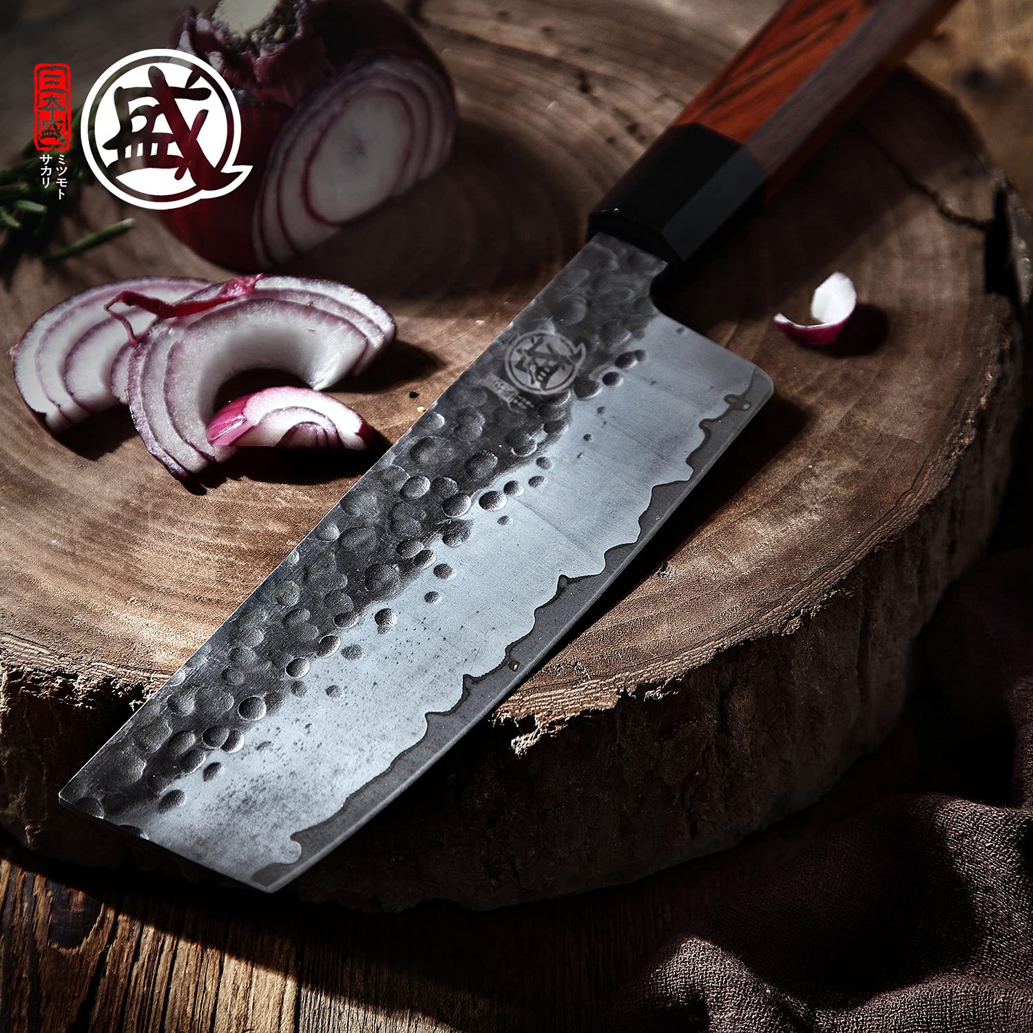 Diseño octagonal del mango de Mitsumoto Sakari para equilibrio