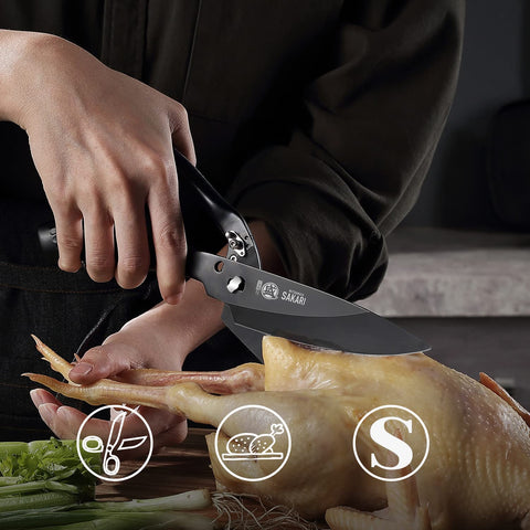 Tijeras multiusos Mitsumoto Sakari para pollo, pescado y verduras