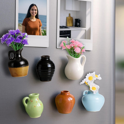 Mity rain jarrón hueco para flores secas o mini plantas.