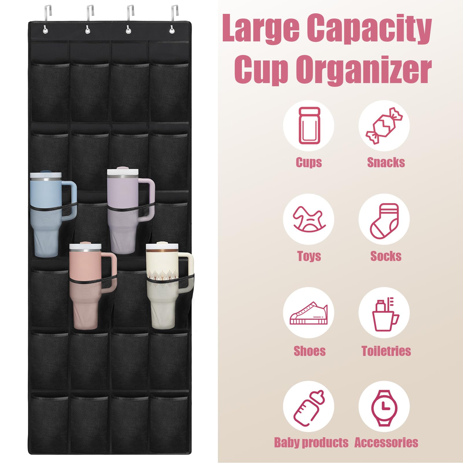 Malla transparente Mity Rain para ver tazas al instante