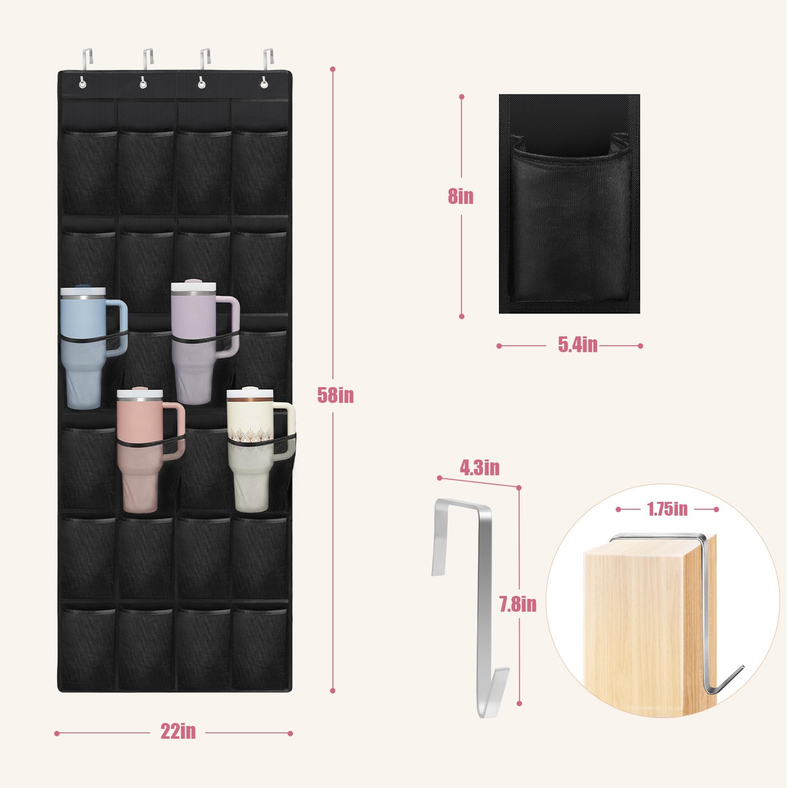 Organizador para cabina RV de Mity Rain, fácil acceso y orden