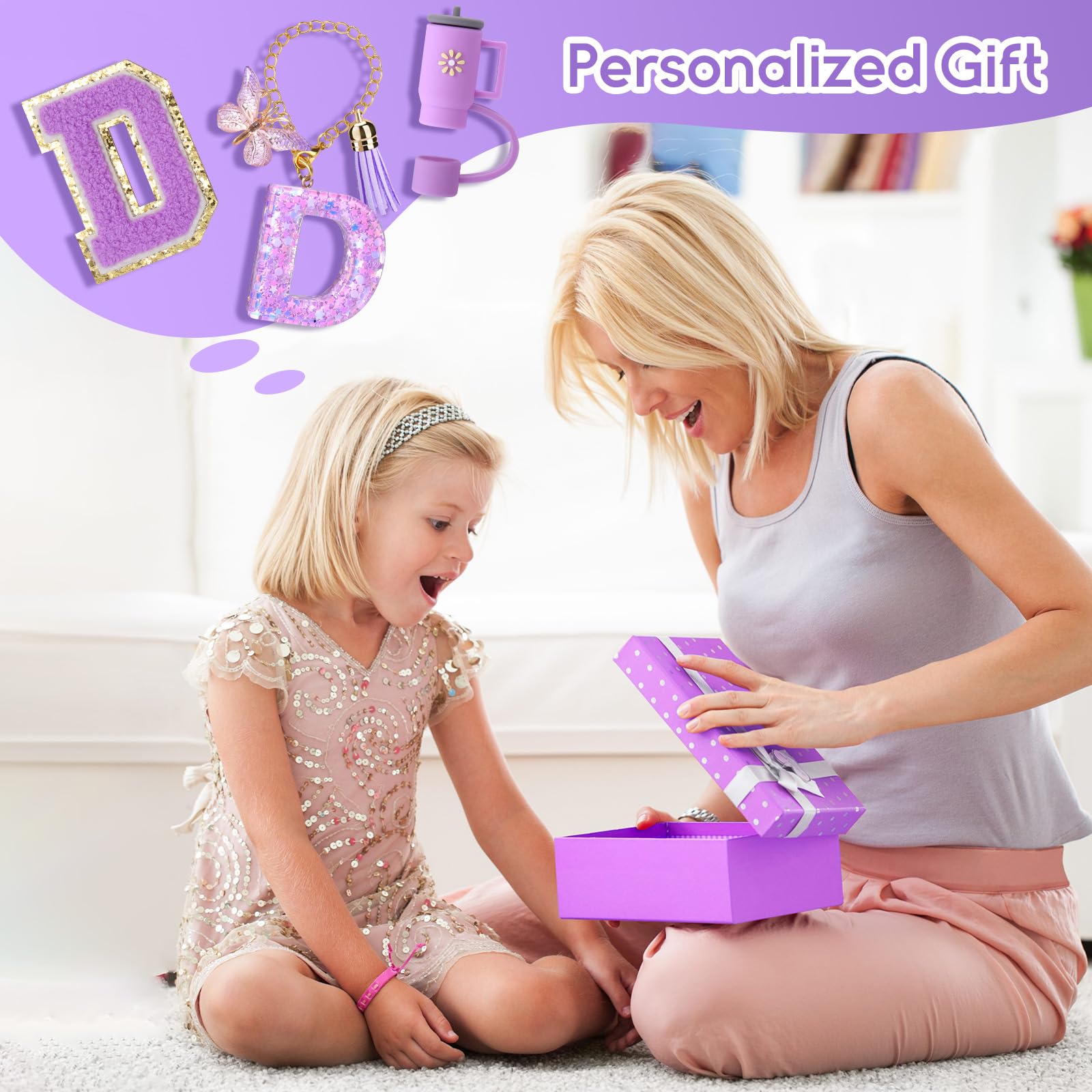 Mity Rain pegatina inicial D para personalizar y reconocer tu taza.