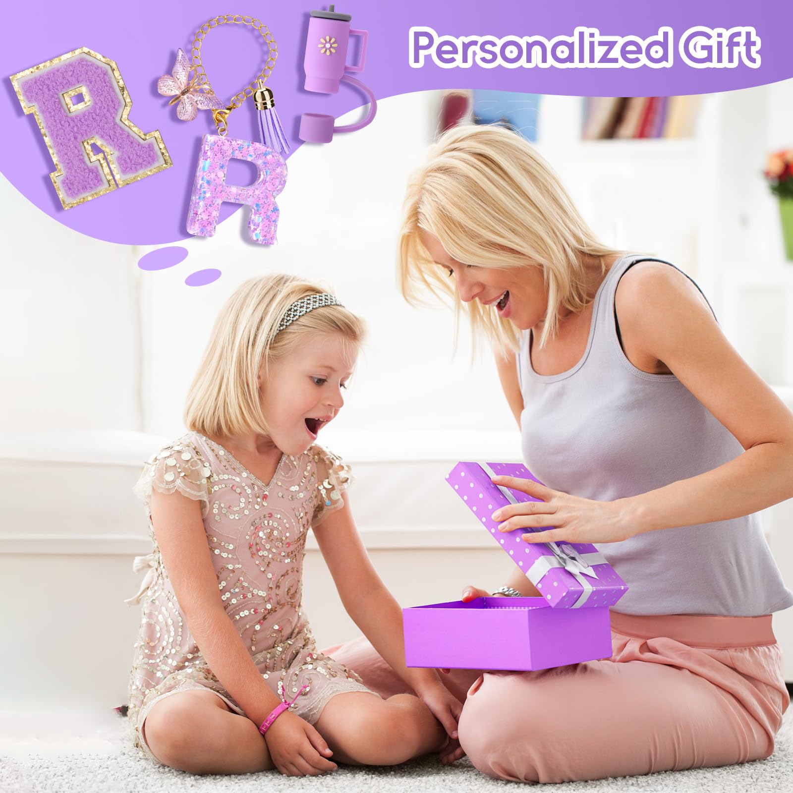 Conjunto completo de accesorios para vaso Stanley, ideal para personalización y protección.