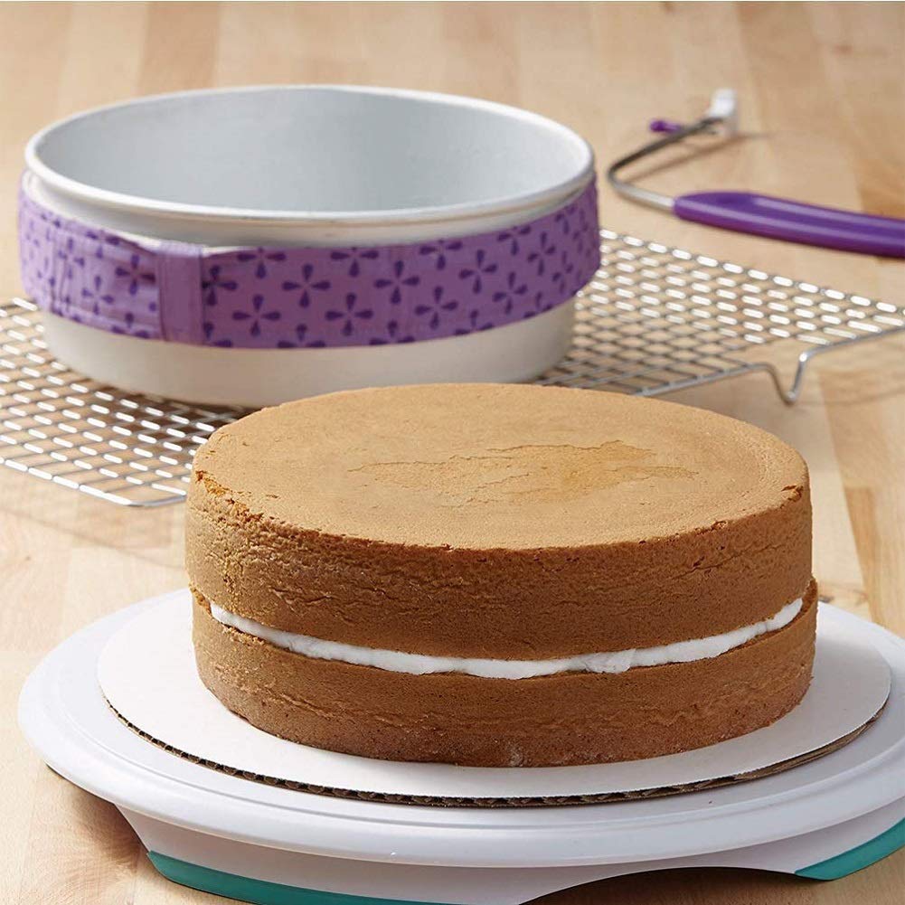 Mity Rain tira para hornear centrado y nivelado de tortas
