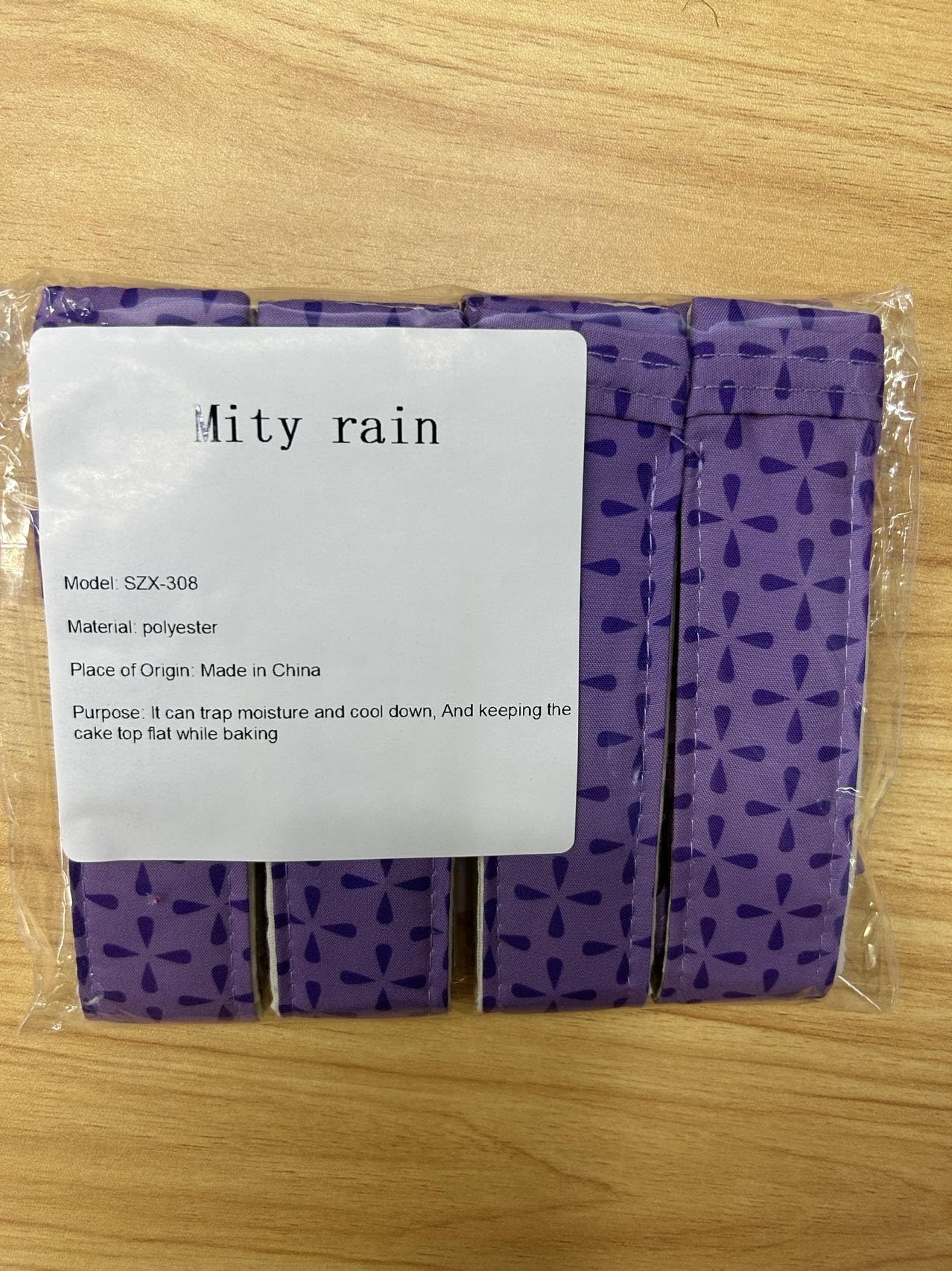 Mity Rain tira que ayuda a evitar bordes crujientes en bizcochos