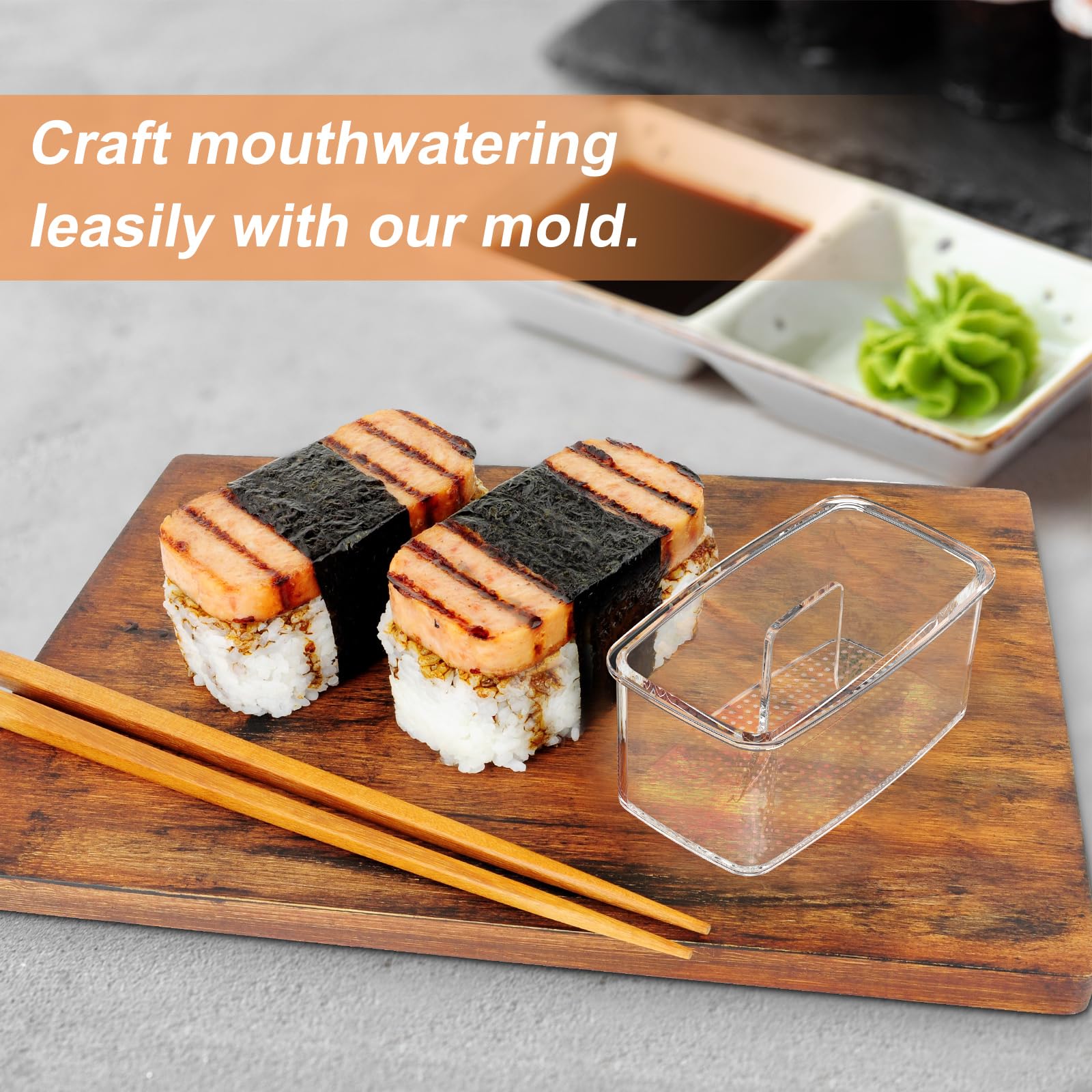 MIUQILAIY Musubi mold kit cortador de lonche para rebanadas precisas
