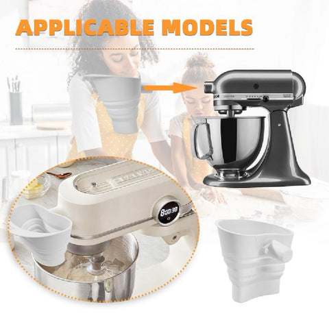 MIUXRZ embudo silicona para almacenamiento compacto y fácil limpieza.