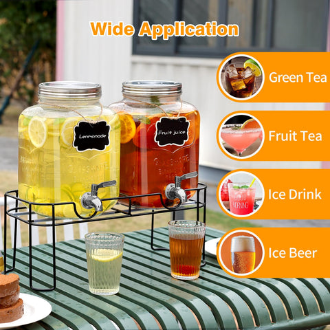 Tapa de vidrio MIWUYI con sello para mantener bebidas frescas.