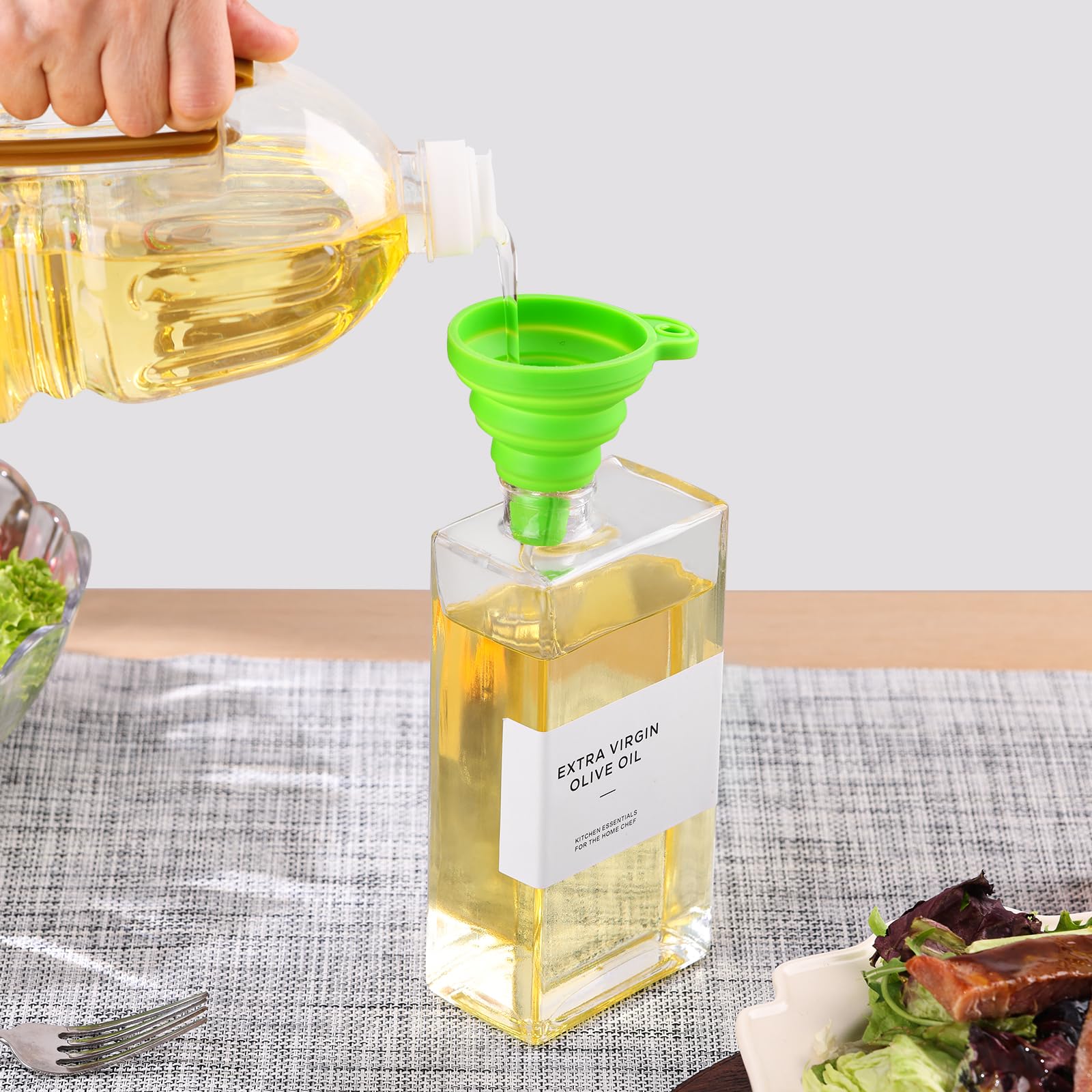 MIWUYI vidrio grueso y transparencia para ver la cantidad de aceite