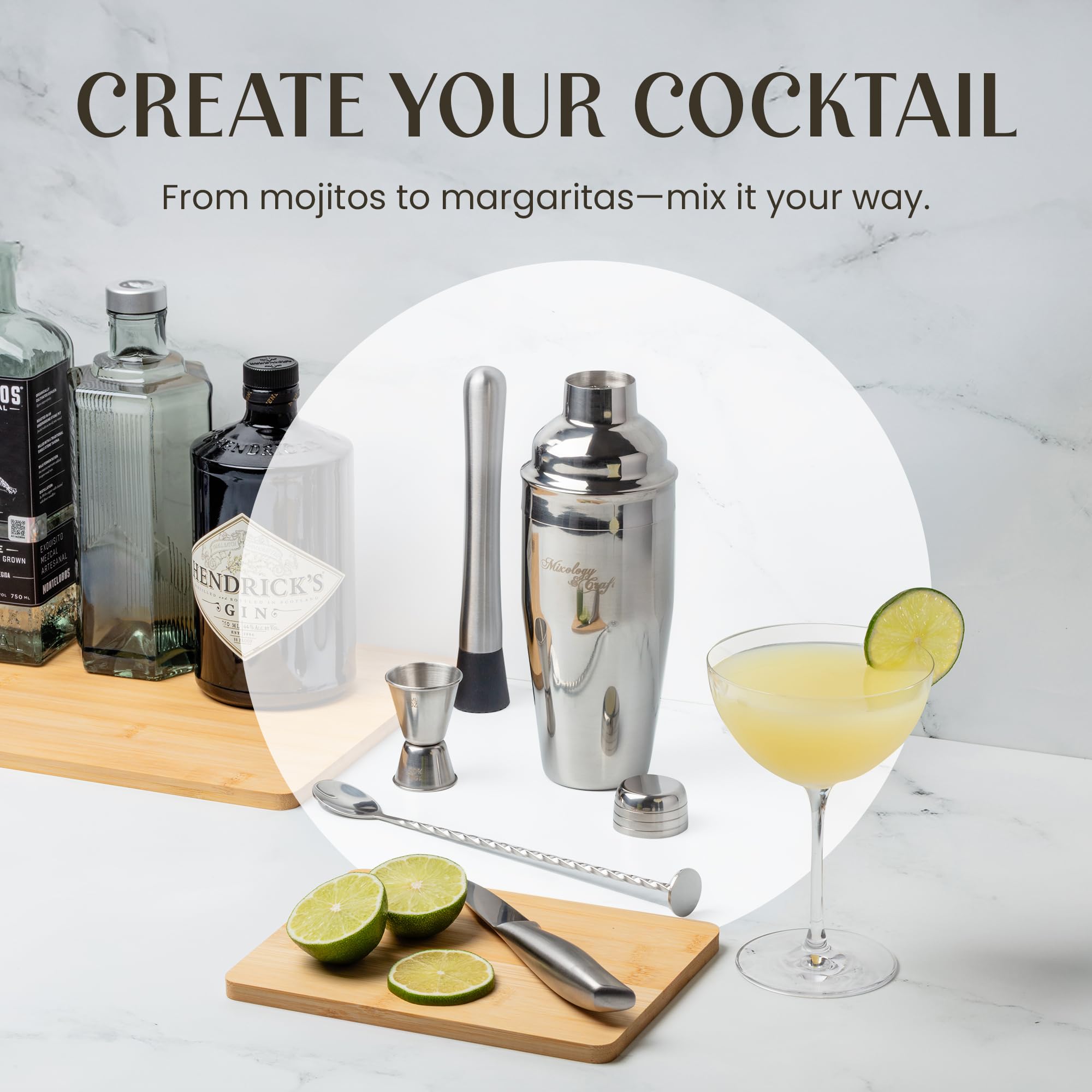 Mixology & Craft tarjetas de recetas para aprender y experimentar