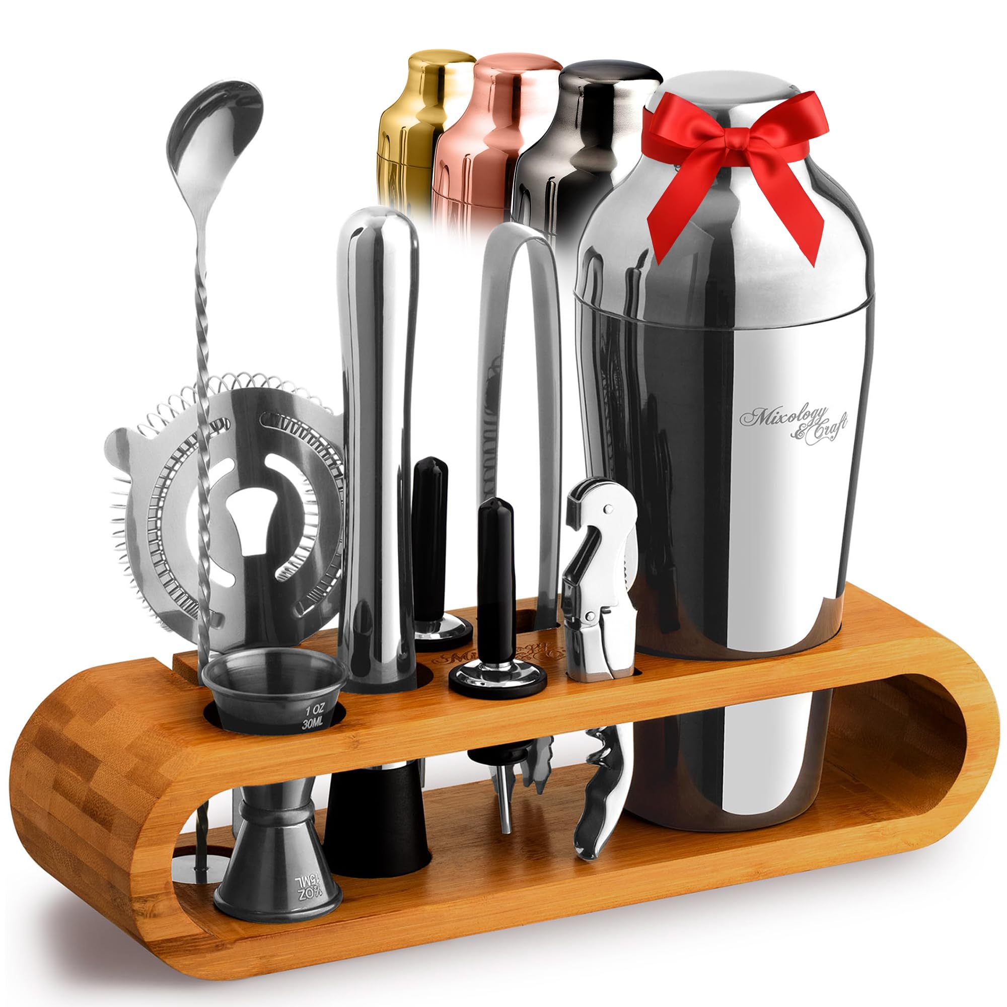 Coctelera Mixology & Craft 24oz para tragos profesionales en casa.